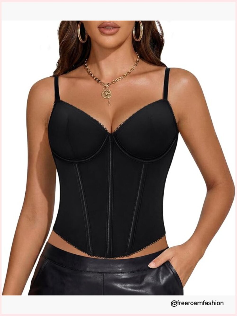 Mesh Corset Top Bustier with Underwire - Double Layer Nylon Spandex Hourglass